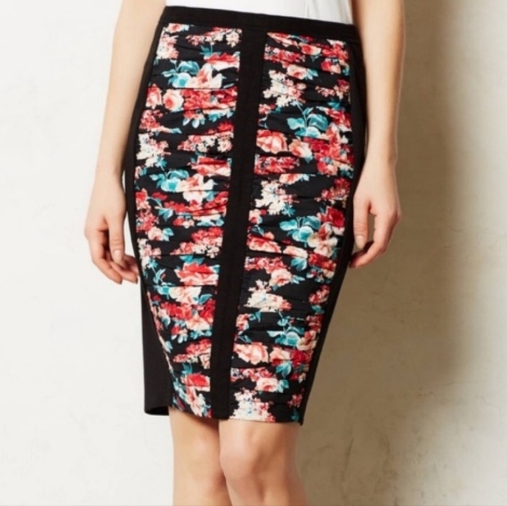 Bailey 44/Anthropologie floral pencil skirt
